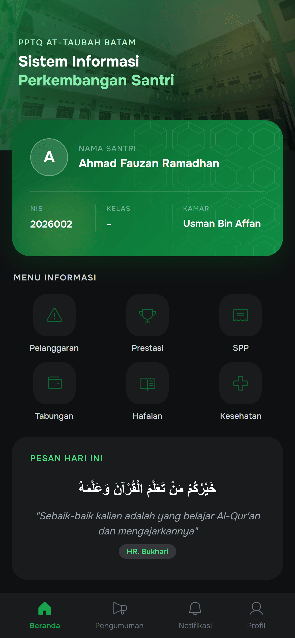 Preview Aplikasi At-Taubah